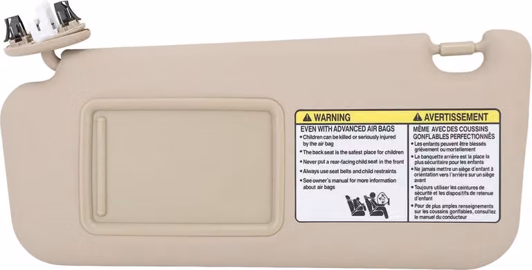 Parasole per auto, antiriflesso, leggero, robusto, con specchietto di ricambio per RAV4