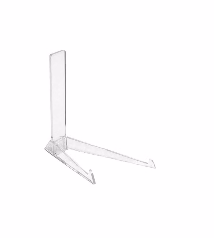 Set di 20 espositori per piatti Kristal Diemme in plastica trasparente da 10/20 cm