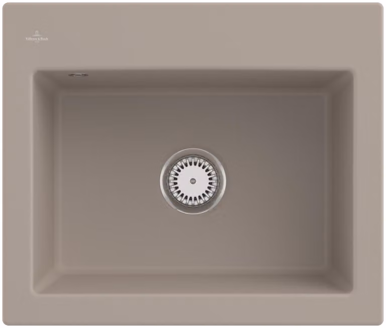 Lavello da cucina Villeroy&Boch, lavello da cucina Subway 60 S Almond 600x510mm, larghezza base 60cm