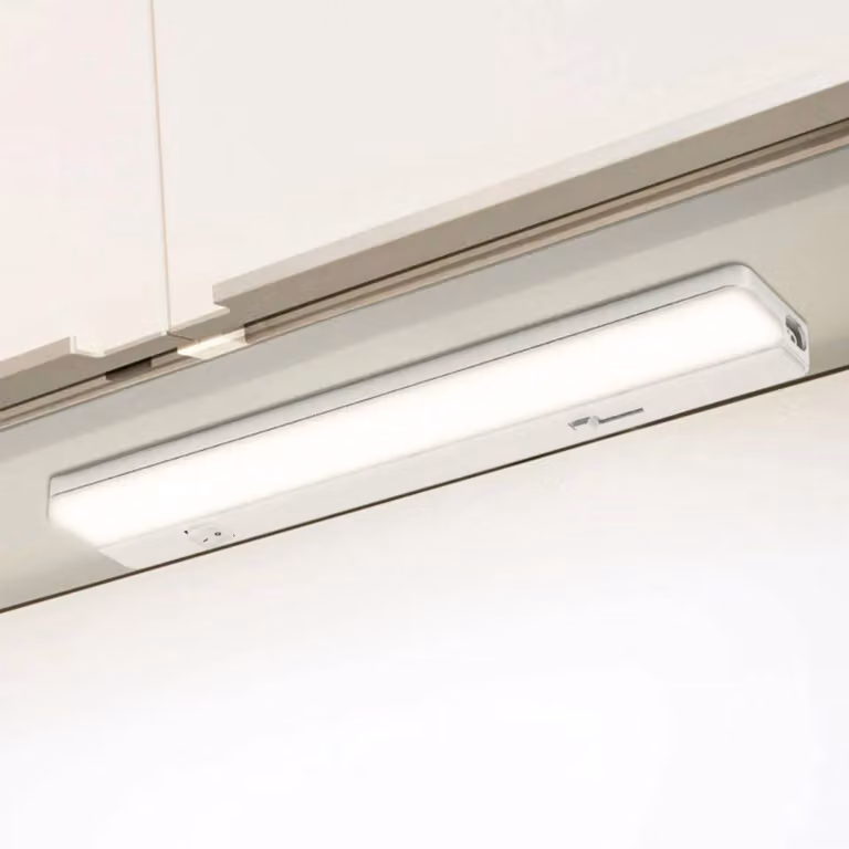 Müller-Licht Lampada LED da mobili Fida lunghezza 60 cm, dimmer Fida, dimmerabile, Bianco / Opale, Cucina, Plastica, Moderno, Lampade per mobili