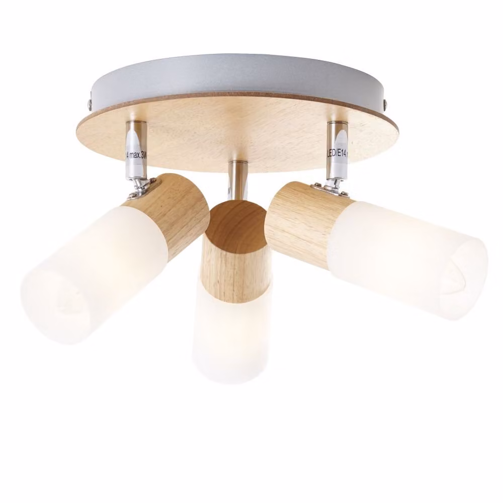 Lampada a soffitto a 3 luci, modello Babsan