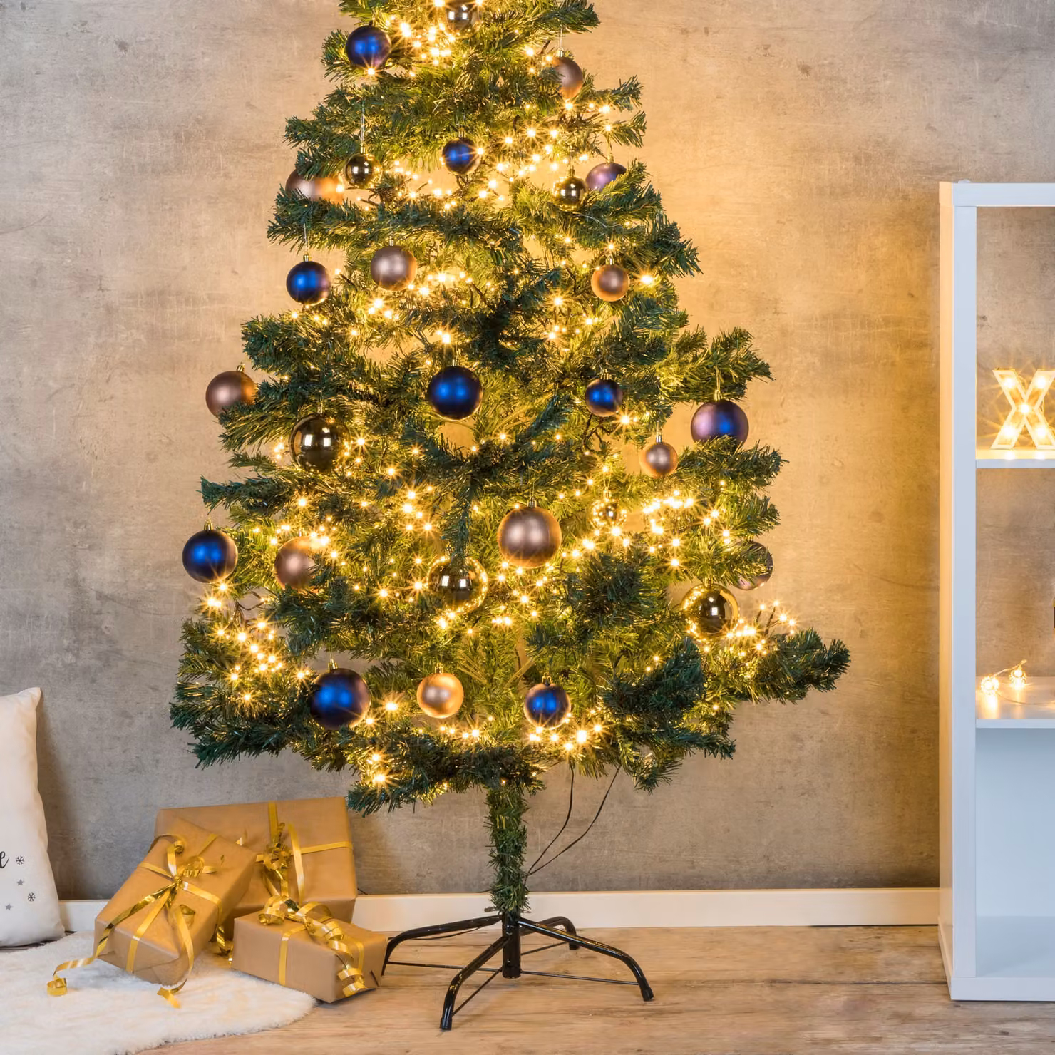 Albero di Natale in plastica 1,80 m verde