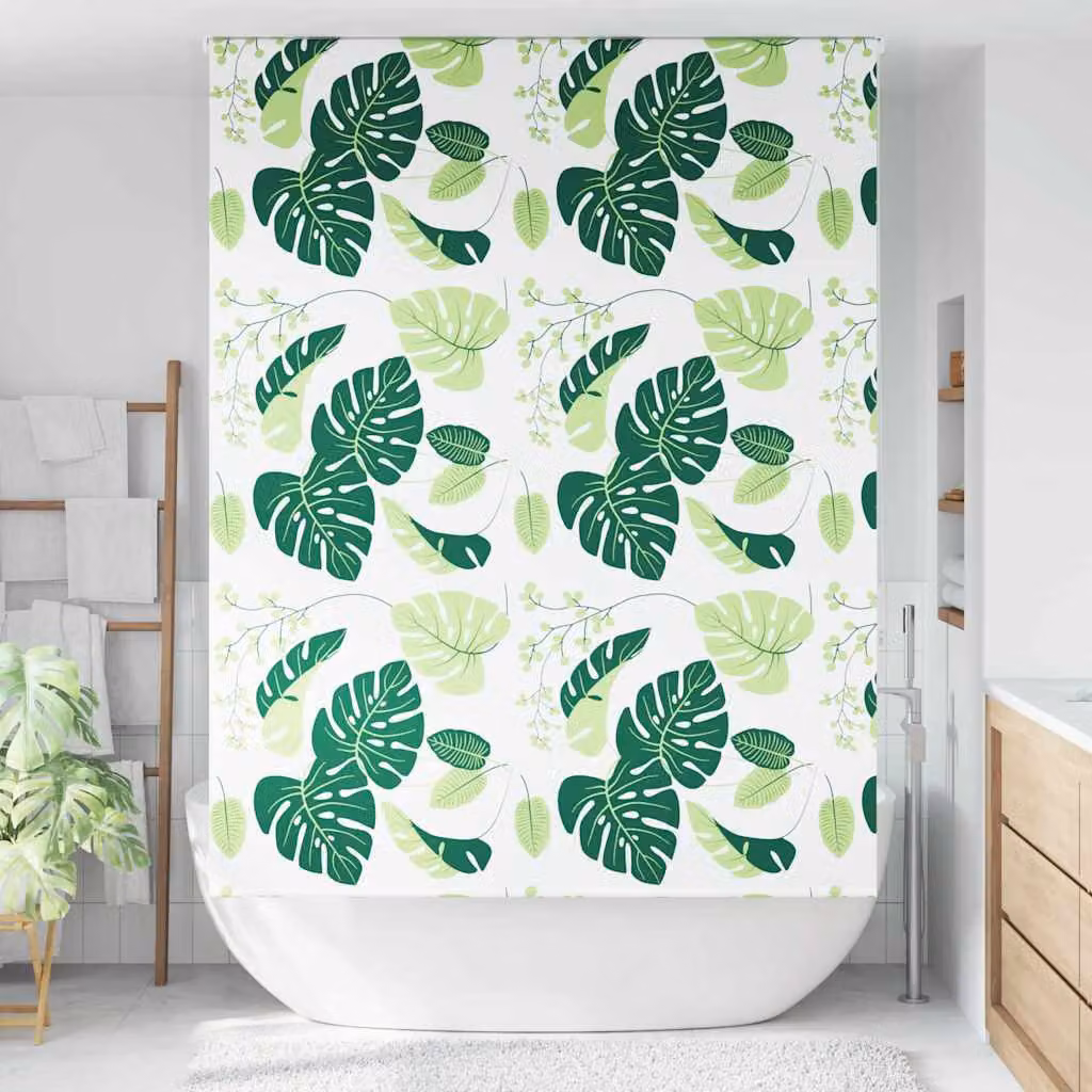 vidaXL Tenda a Rullo Doccia 160x240 cm Larghezza Tessuto 156 cm