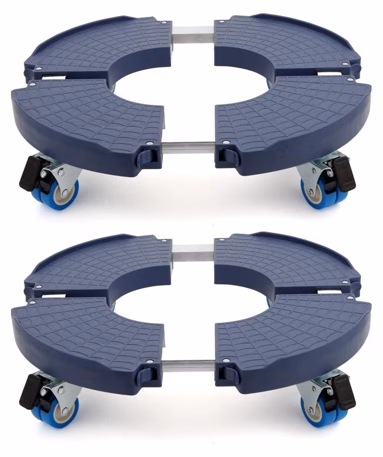 Omgoods - Carrello per piante con ruote - Elevata capacità di carico, 440 libbre, confezione da 2
