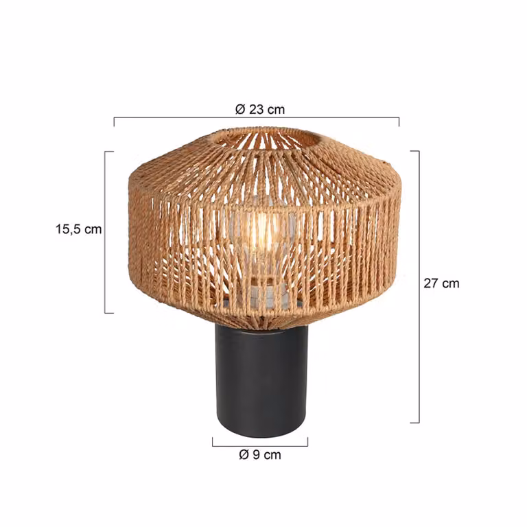 Anne Light Lampada da tavolo Bloeba, Nero, Soggiorno / Sala da pranzo, Metallo, Lampada da tavolo