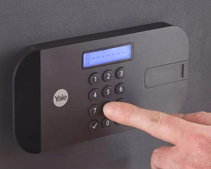Yale YSEB/200/EB1 Safe Frei stehend sicher 9,6 l Stahl Schwarz (YSEB/200/EB1)