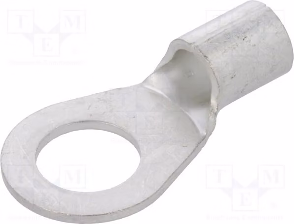5 connettori a crimpare per cavi, sezione 10÷16 mm², filettatura M10, per cavi isolati GS10-16