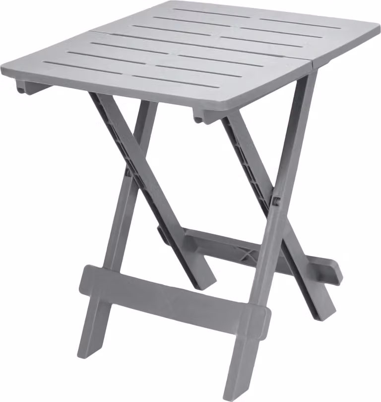 Tavolo da giardino, dimensioni 80x72x70 - Colore: grigio