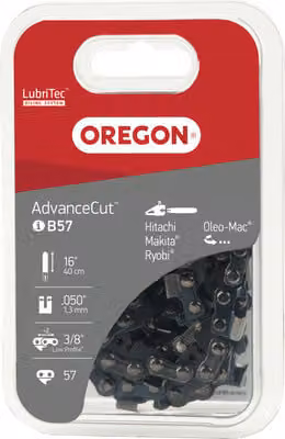 Catena per sega OREGON B57 3/8" 1,3 mm 57 maglie 40 cm