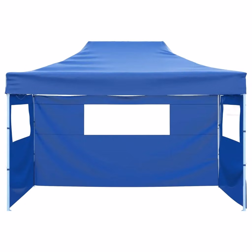 Tenda Party vidaXL Blu in Tessuto Oxford e Acciaio L: 410 cm, P: 280 cm, H: 315 cm – 2