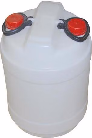 Doppio barile d'acqua in plastica da 40 l