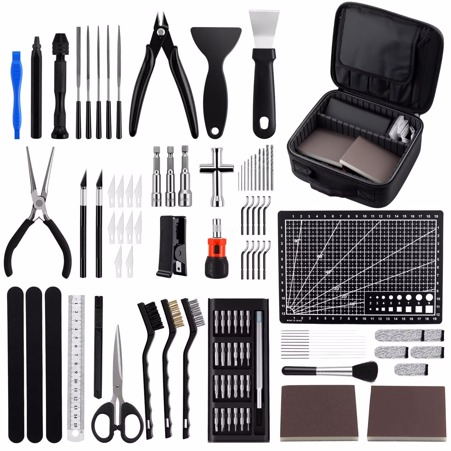 Kit di accessori per stampante 3D, set di 120 pezzi