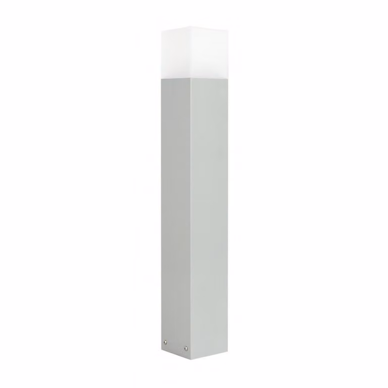 Palo luminoso 70 cm 1xE27 argento IP44 SU-MA Cube CB-MAX 700 AL