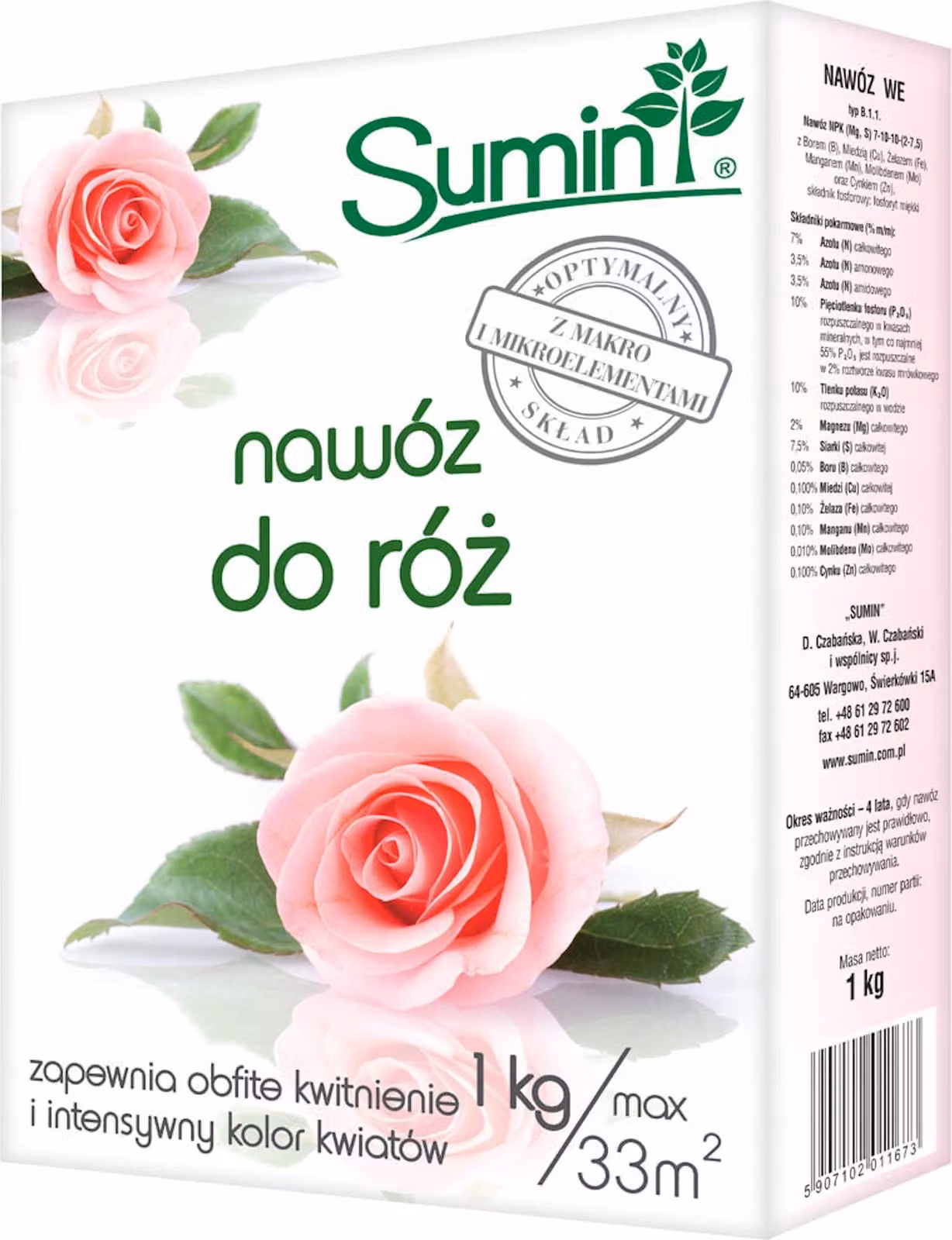 Concime per rose in granuli 1 kg - Sumin