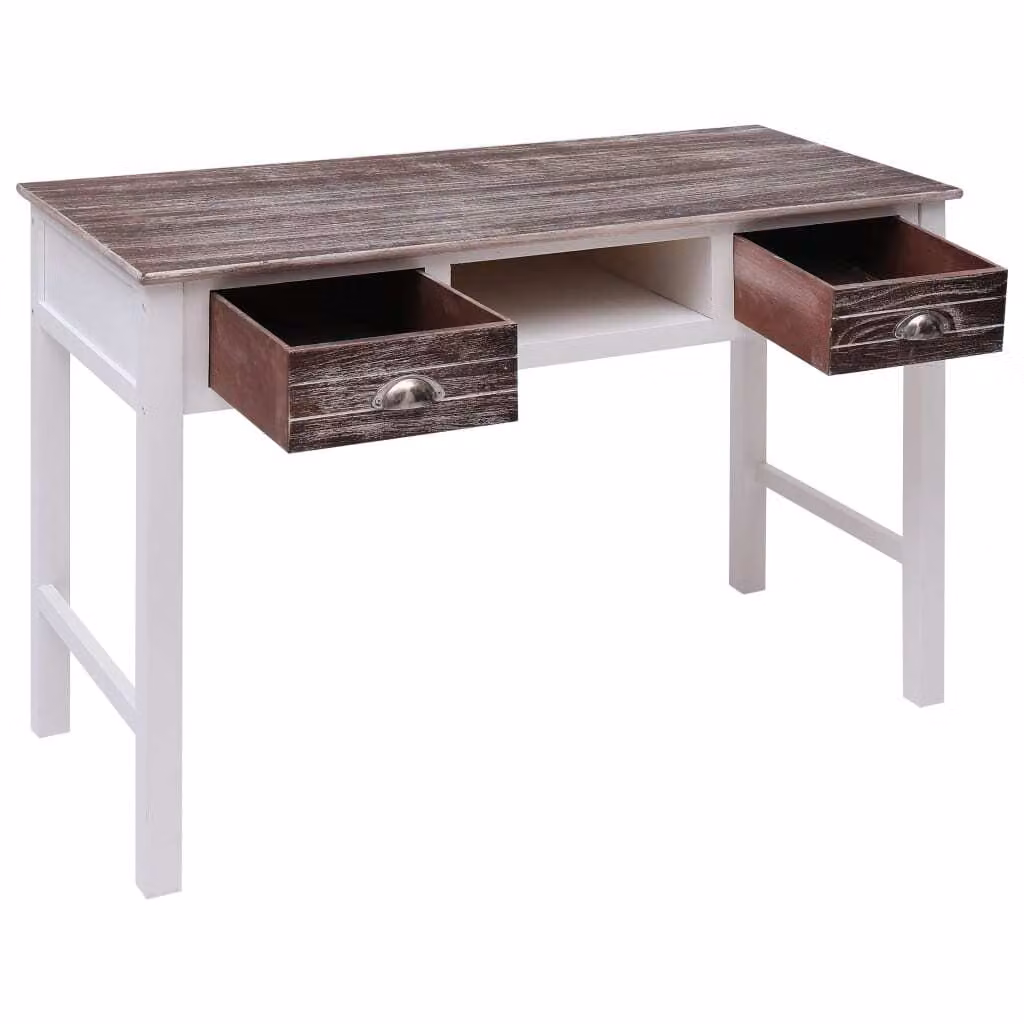 Scrivania Marrone 110x45x76 cm in Legno