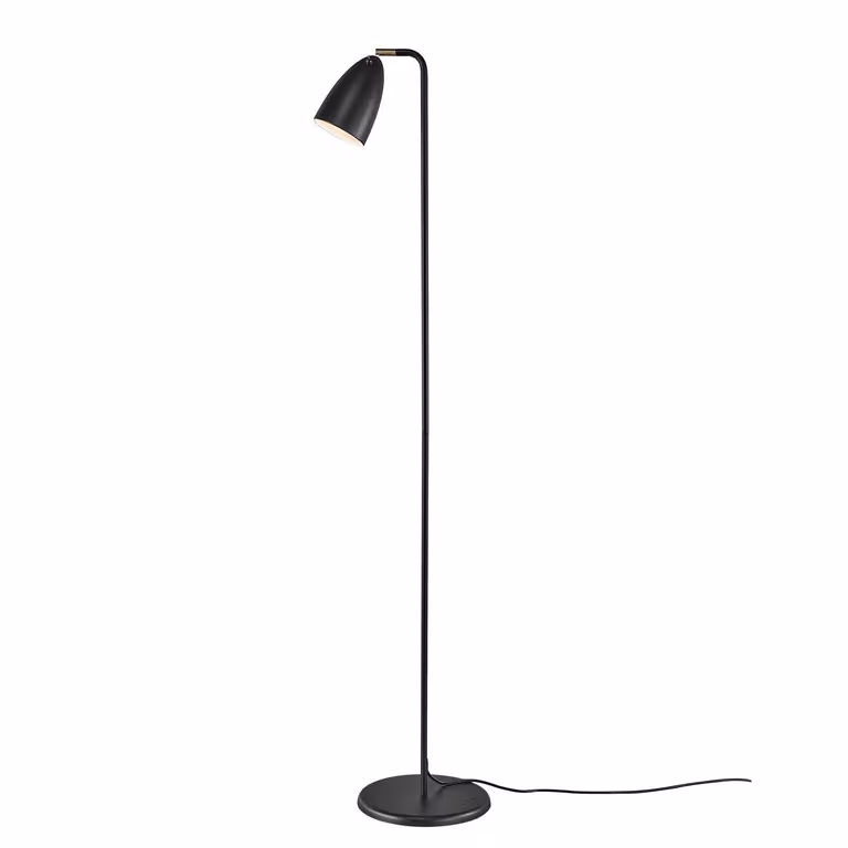 Nexus lampada da terra Lampada da lettura Ø 10 cm Nero