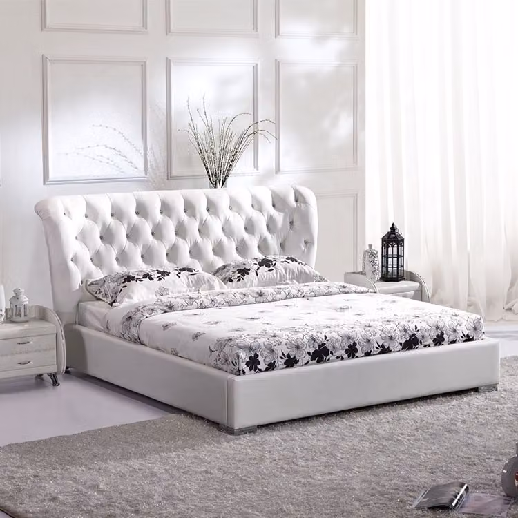 Chesterfield Bett Schlafzimmer Betten 180x200cm Samt Big Hotel Betten