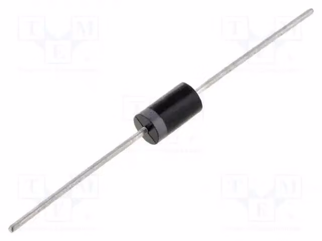 Diodo: raddrizzatore; a foro passante (THT); 400V; 3A; con base; Ifsm: 150A; DO201AD; 50ns UF5404, diodi universali a foro passante