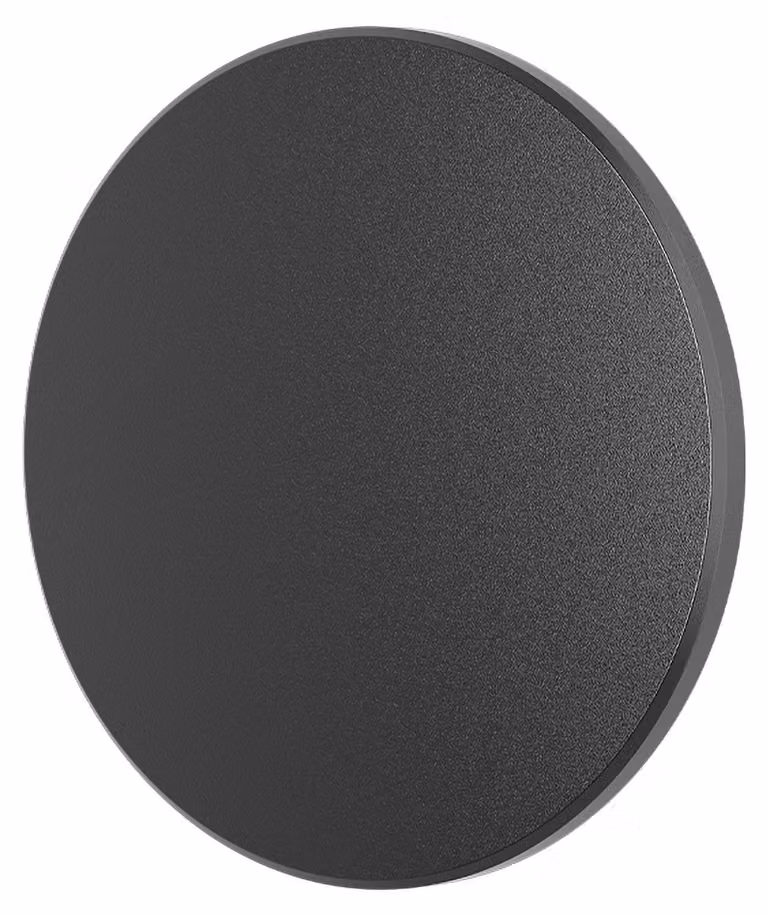 Braytron Applique da esterno a LED 8W Bianco caldo, Bianco neutro, Bianco freddo, 3CCT, 760 lm, rotonda, nera, in plastica, IP65