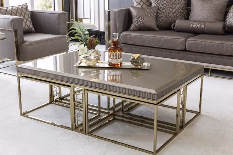 Couchtisch Braun Schön Tische Wohnzimmer Elegantes Tisch Design Möbel Luxus