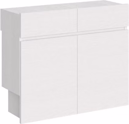 Panca allungabile Evolve di Giordanoshop in bianco frassino, L: 72-300 x P: 26 x H: 60 cm – 1