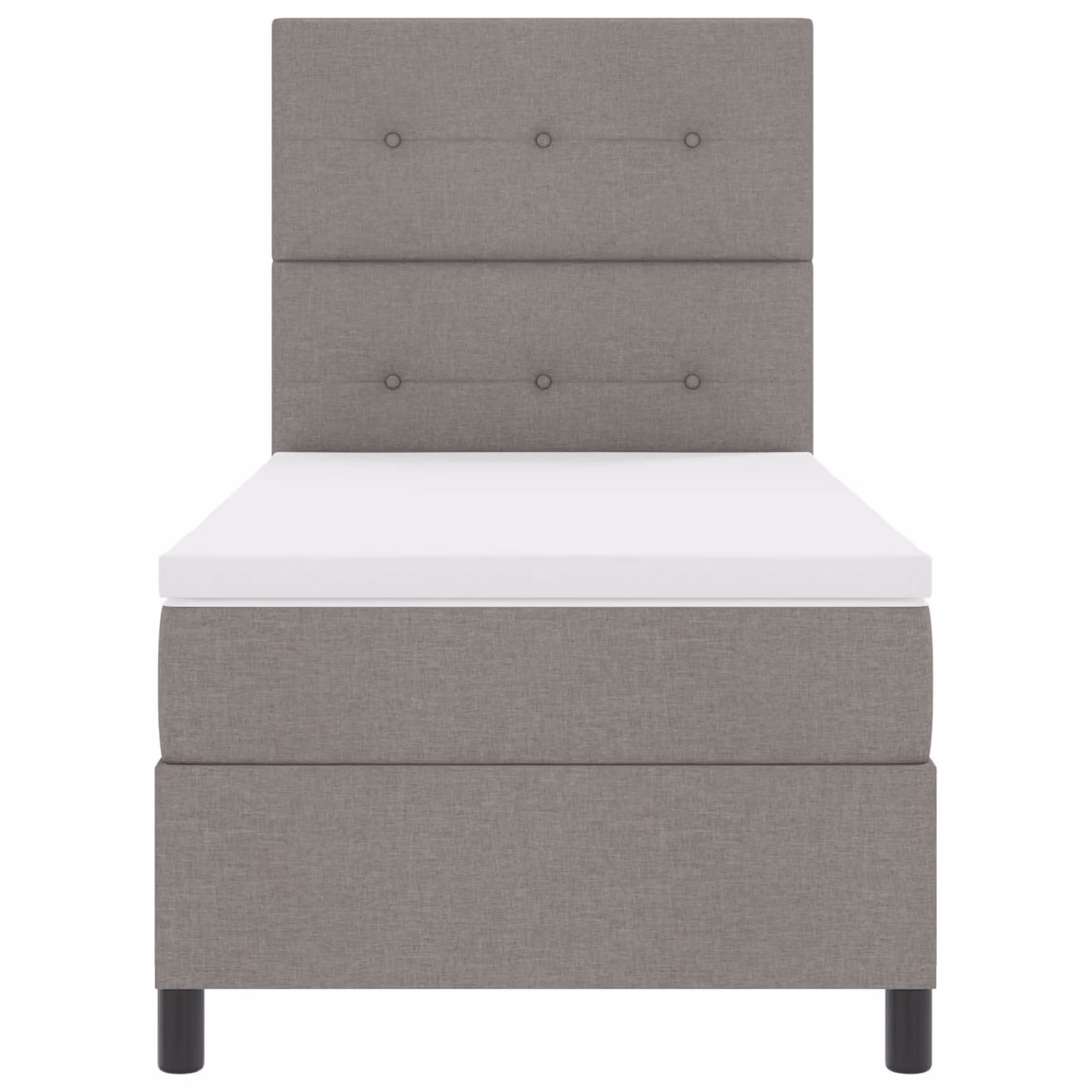 Letto a molle con materasso vidaXL Talpa con illuminazione LED e porta USB in tessuto, L/P: 200 x 80 cm