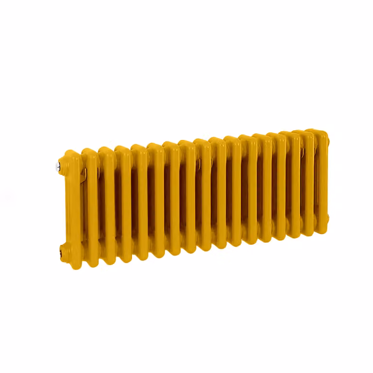 Radiatore Orizzontale a Colonne (2 Colonne) 300mm x 785mm - Giallo (Dandelion Giallo) - Regent
