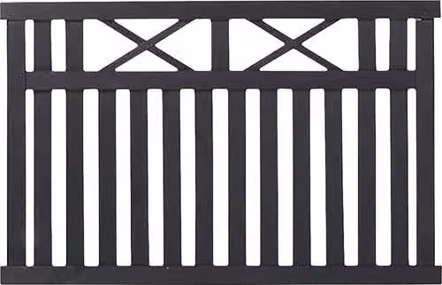 Recinzione anteriore PLUS Vinesse 150 x 96 cm nero RAL 9005