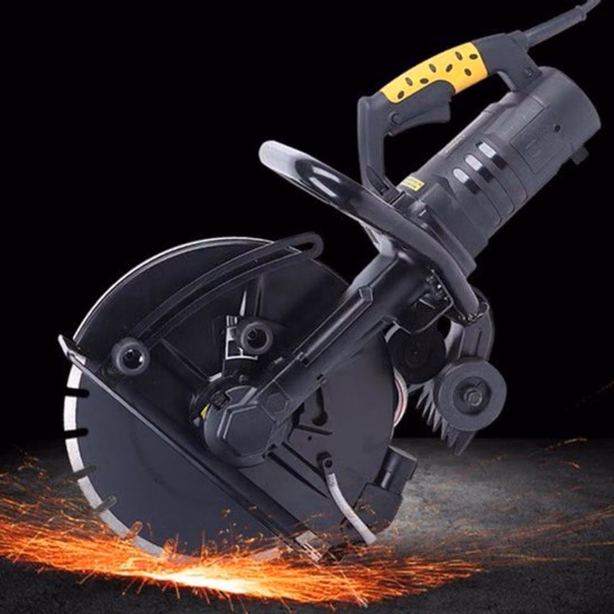 Troncatrice elettrica - 3200 W - lama da 14 pollici e profondità di taglio di 100 mm - per cemento e pietra