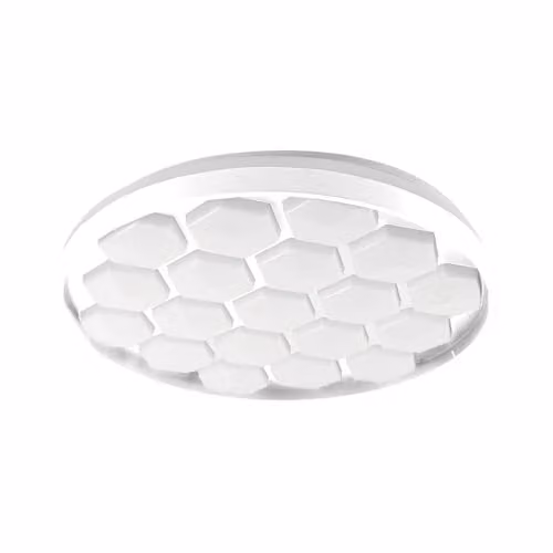 V-TAC Plafoniera LED 60W Rotonda Telecomando CCT 3in1 Bianco D490mm Dimmerabile Nido D'ape