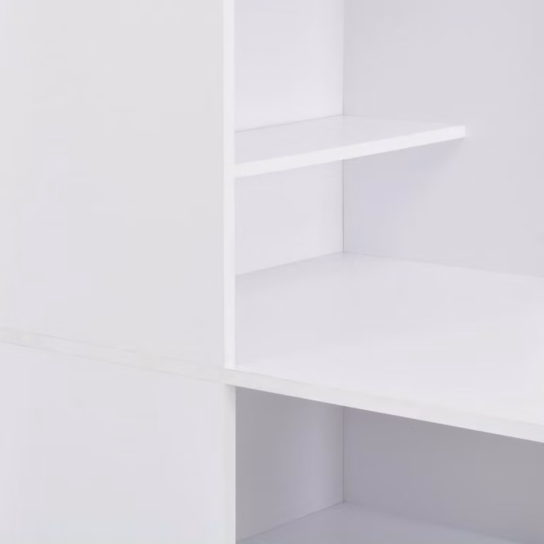 vidaXL Tavolo da bar con armadio bianco 115 x 59 x 200 cm
