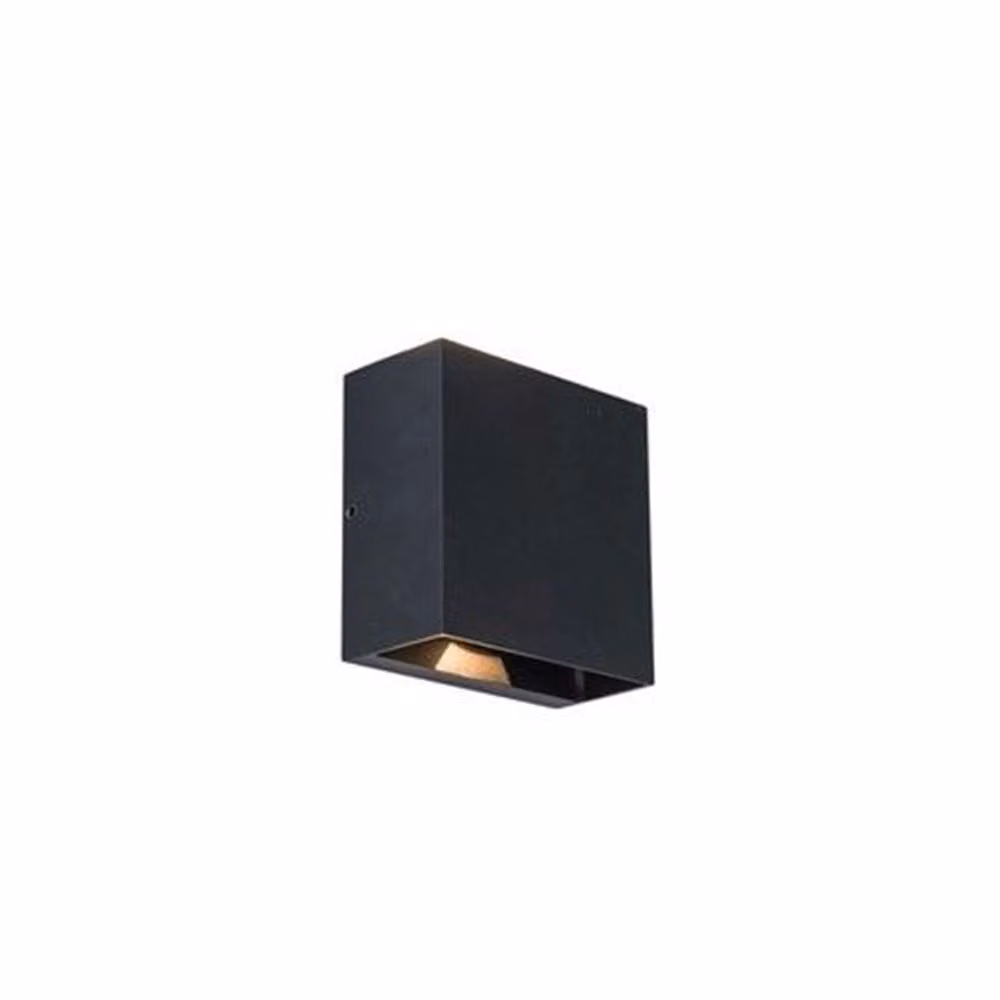 Lampada da parete per esterni GEMINI BEAMS nero Lutec 5104003012