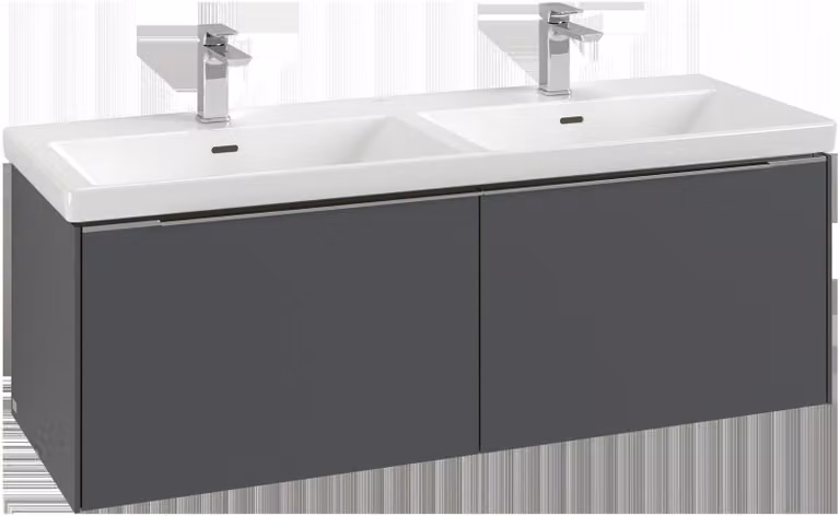 Villeroy & Boch Subway 3.0 armoire sous lavabo, 2 tiroirs, 1272x429x478mm, C56701AB, C56701AB