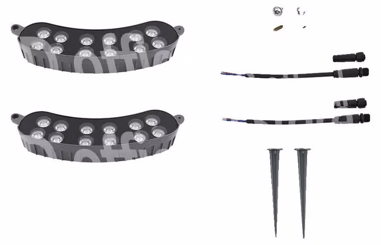 Lampada LED da esterno, grado di protezione IP65 (resistente all'acqua), a basso consumo energetico, alimentazione AC220V, confezione da 2 pezzi