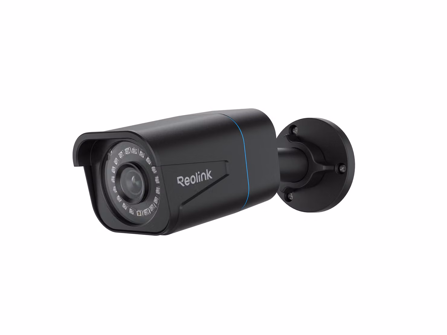 Reolink RLC-810A, telecamera di sorveglianza per esterni 4K 8MP PoE, rilevamento persone/veicoli/animali, registrazione audio, visione notturna, IP66, time-lapse, nero