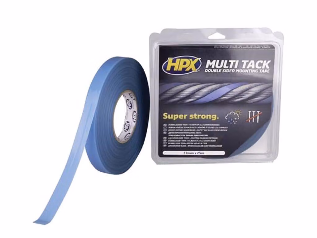 Nastro biadesivo multi-tack - semitrasparente - 19 mm x 25 m