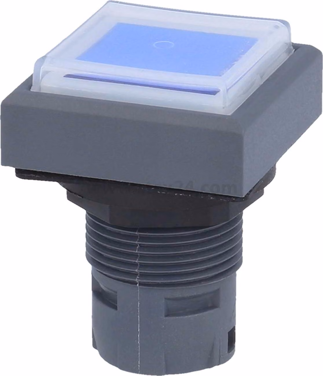 Georg Schlegel Pulsante a membrana illuminabile, quadrato, QUARTRON corsa 3,0 mm - 1 pezzo
