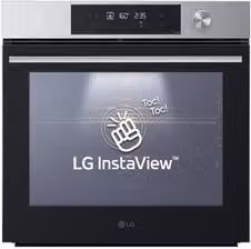 Forno da incasso LG InstaView WSED7613S, capacità 76 l, classe energetica A+, con Wi-Fi, funzione pirolisi e Air Fry, colore Silver/Nero, L: 59,2 cm, A: 59,4 cm, P: 56,9 cm