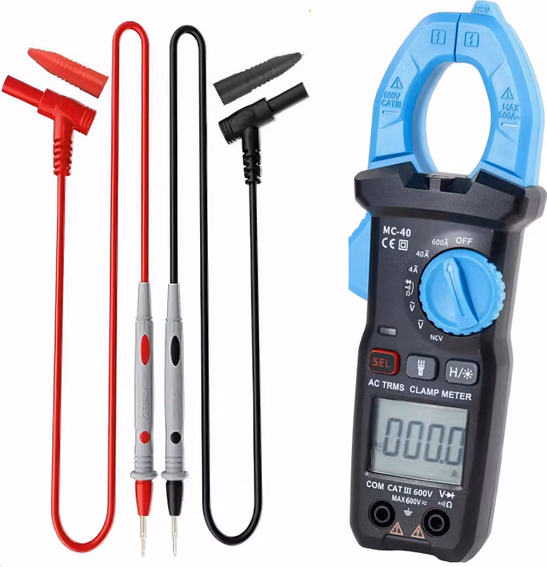 Multimetro digitale universale a pinza Fnirsi MC-40 AC DC NCV TrueRMS