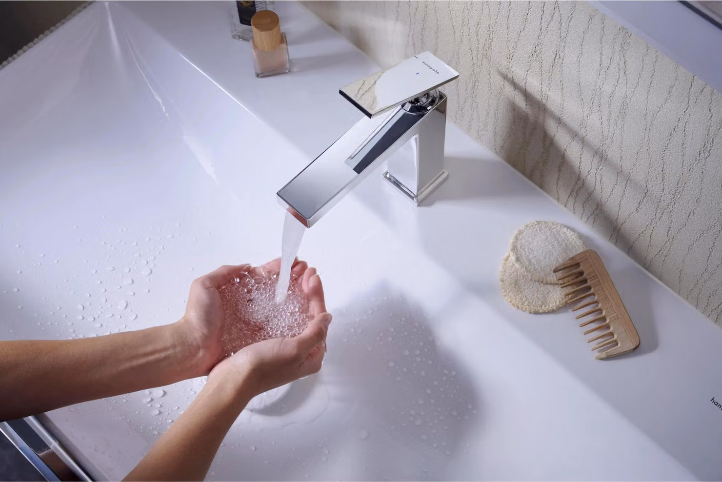 hansgrohe Tecturis E WTM 110 senza set di scarico cromato, 1 pz.