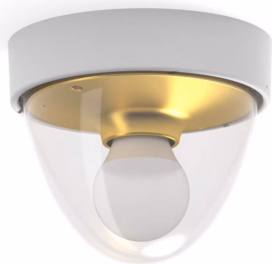 Plafoniera rotonda con sensore di movimento IP44 Ø18cm plafoniera rotonda piccola E27 bagno scala corridoio