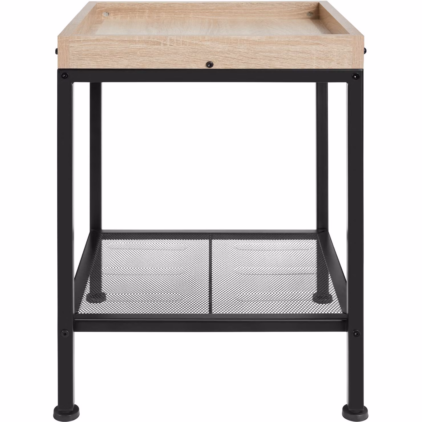Tavolino da soggiorno Rochester TecTake GmbH in stile industriale, rovere, L/P/H: 41,5 x 41 x 56 cm – 3
