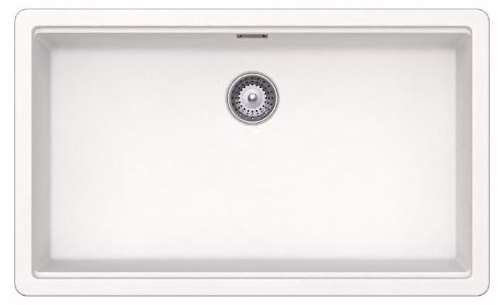 Schock VASCHE BROOKLYN N100XLU BIANCO ASSOLUTO Lavello montato su piano Rettangolare
