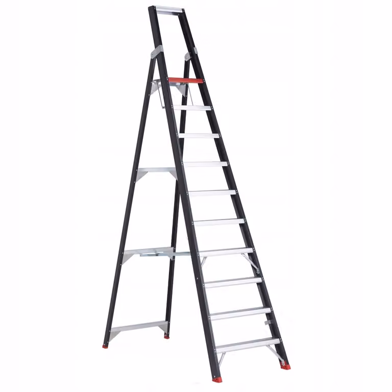 Altrex Taurus, scala a pioli a gradini con accesso da un solo lato, TGB, 10 gradini