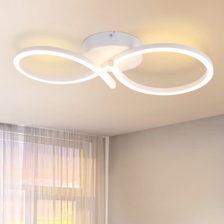ZMH plafoniera Lampada da soffitto LED camera da letto 24W lampada da cucina design creativo moderno lampada da soggiorno 3000K bianco caldo lampada da corridoio lampada da camera da letto lampade da soffitto bianche per sala da pranzo camera dei bambini