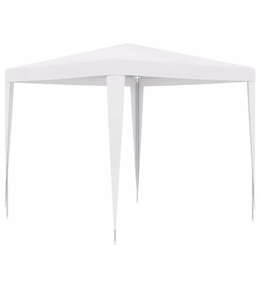 Tendone per feste vidaXL bianco L/P: 2,5 x 2,5 m – 2