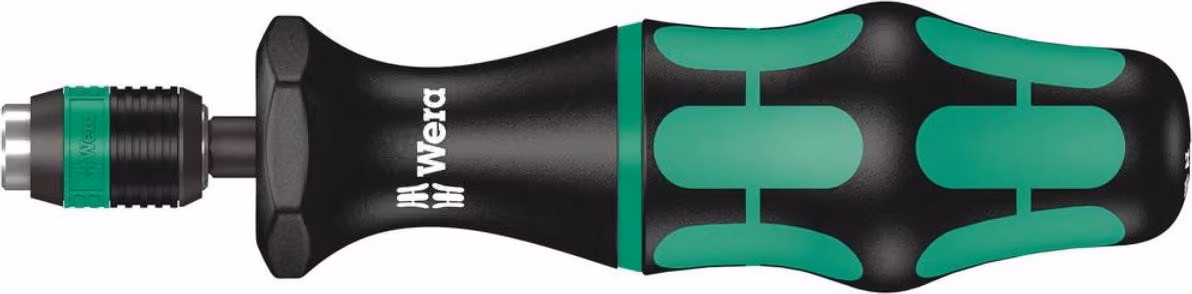 Wera 7466 Cacciavite dinamometrico con mandrino a cambio rapido Rapidaptor 11,0 in.lbs.