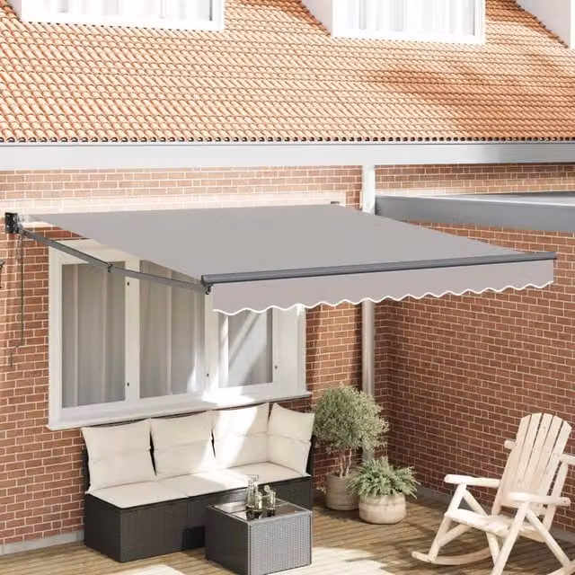 Tenda retrattile Grigio Chiaro 300 x 250 x 165 cm 3330098