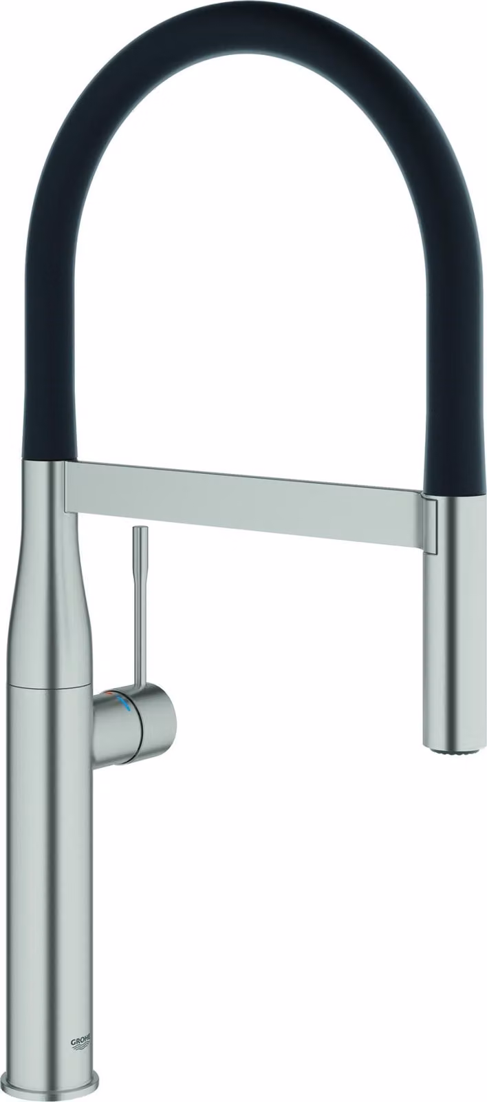GROHE Essence Nero, Acciaio spazzolato, Grafite
