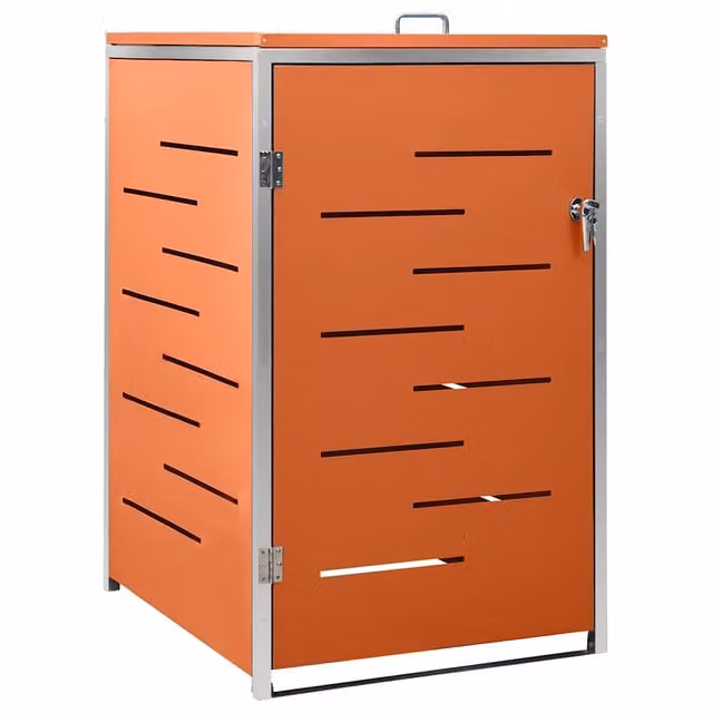 Copribidone per spazzatura singolo in acciaio inox CFW5418801 H: 112,5 cm, L: 69 cm, P: 77,5 cm